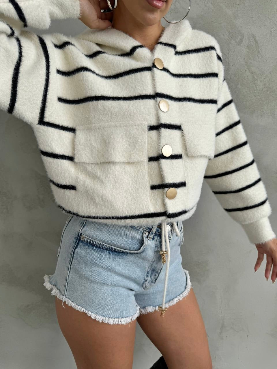 Ceket çizgili